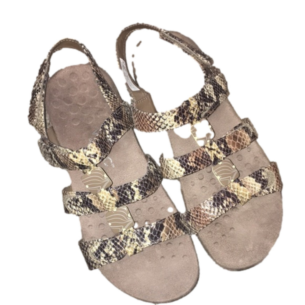 Vionic Amber - Women's Adjustable Slide Sandal - Orthaheel